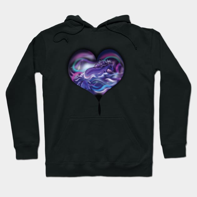 Mermaid Horse Hoodie by DaintyMoonDesigns